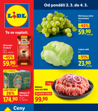 Akční leták Lidl  od pondělí