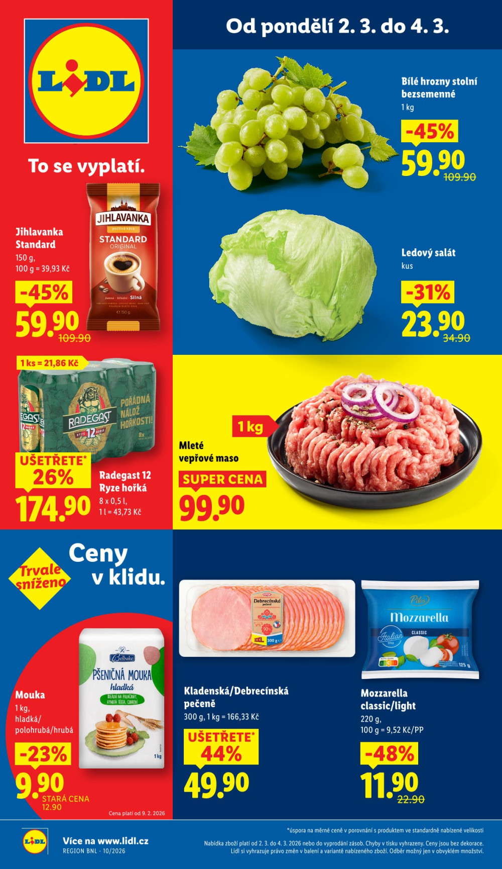 Leták Lidl leták od pondělí - strana 1