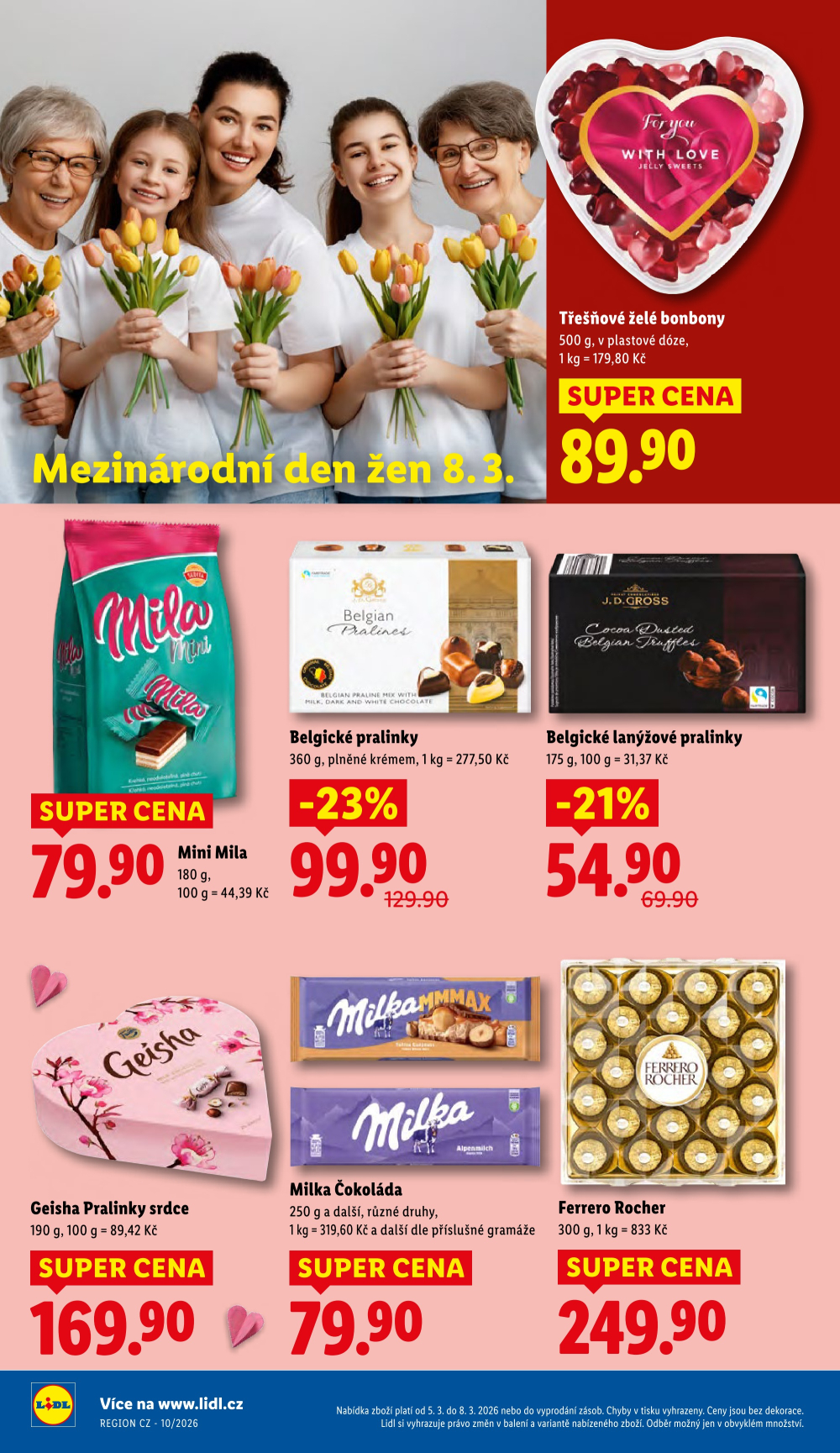 Leták Lidl leták od čtvrtka - Mezinárodní den žen - strana 18