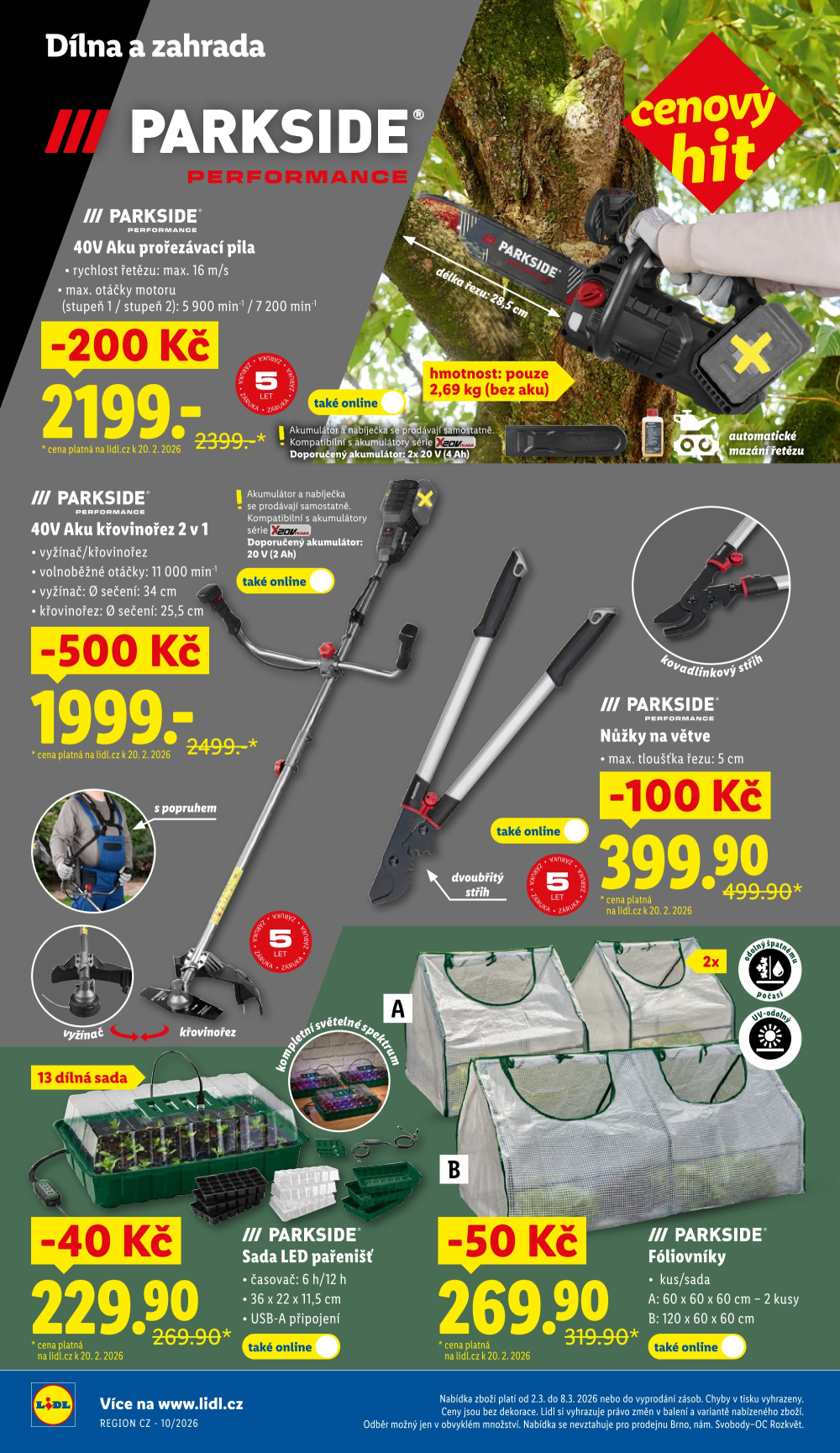 Leták Lidl leták - Nabídka spotřebního zboží - strana 10