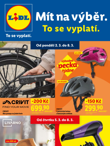Lidl leták - Nabídka spotřebního zboží
