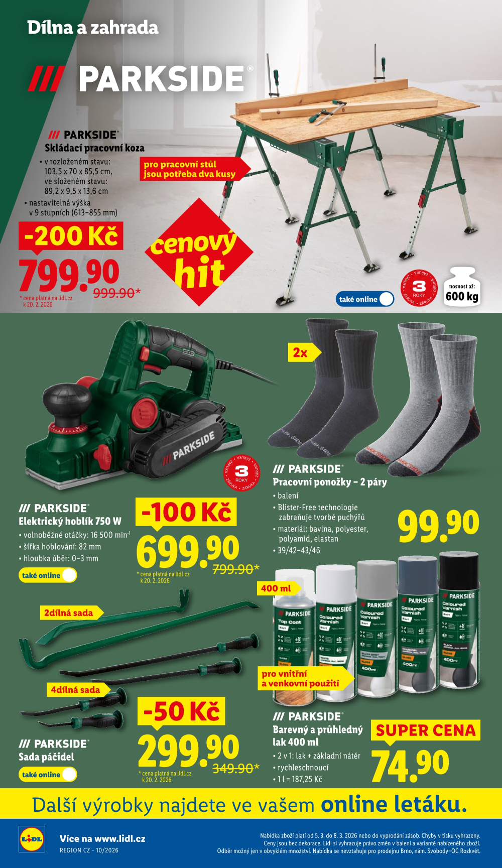 Leták Lidl leták - Nabídka spotřebního zboží - strana 26