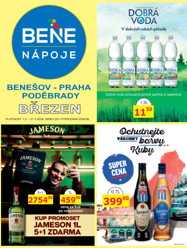 BENE NÁPOJE leták
