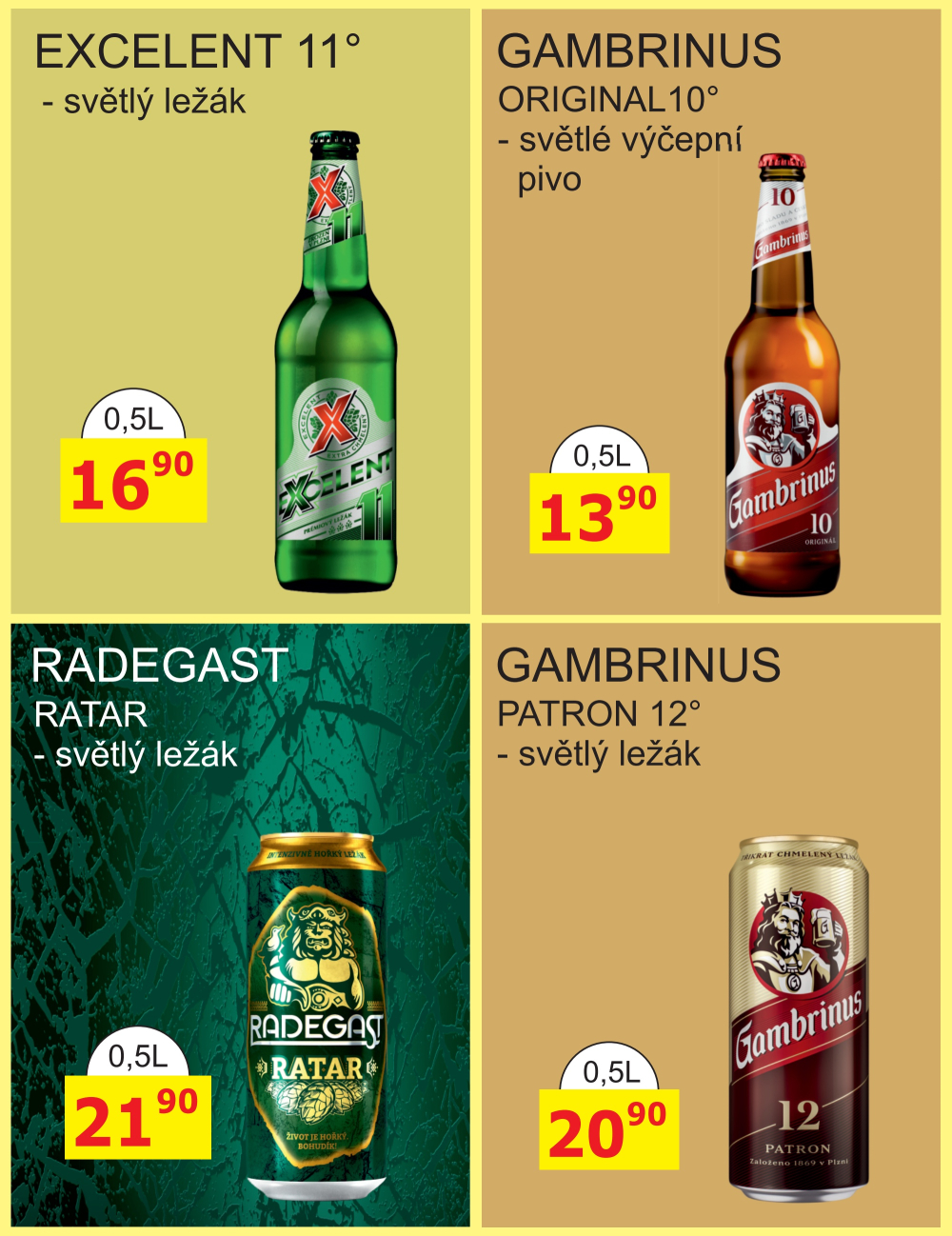 Leták BENE NÁPOJE leták - strana 24