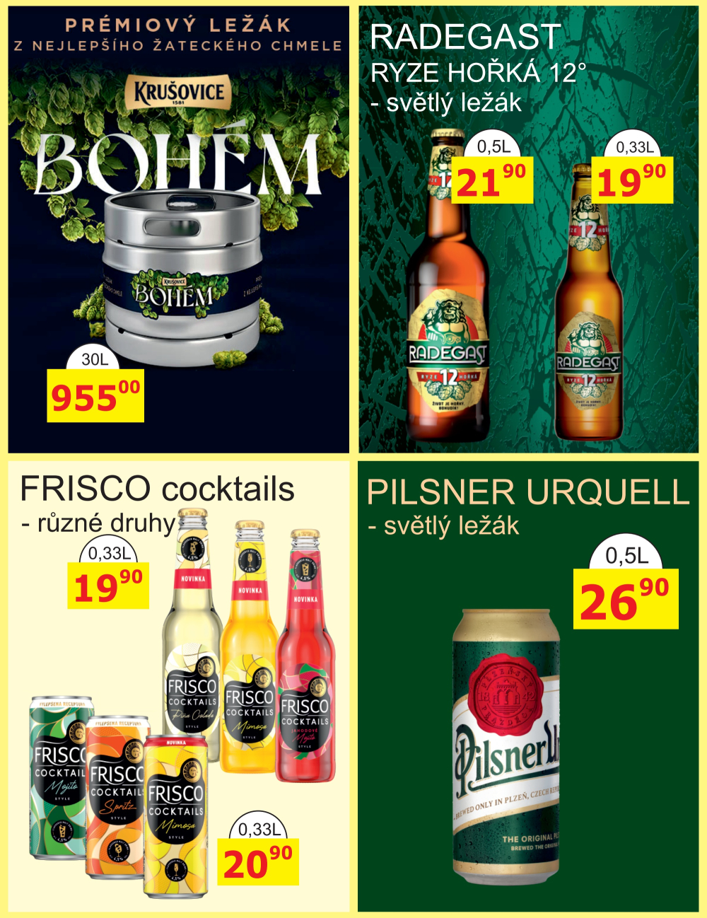 Leták BENE NÁPOJE leták - strana 2