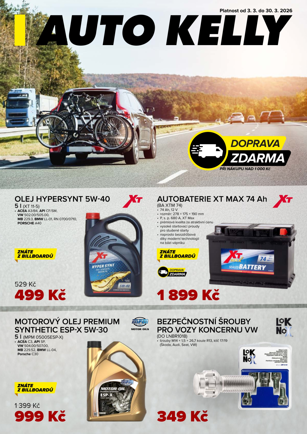 Leták AUTO KELLY leták - strana 1