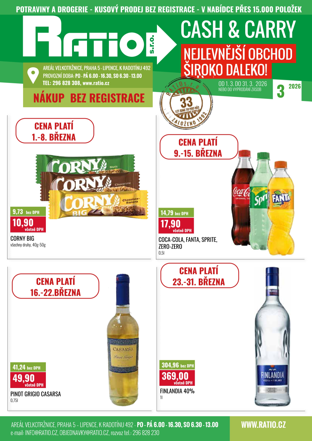 Leták Ratio leták - strana 1