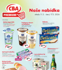 Akční leták CBA Premium 