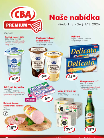 CBA Premium leták