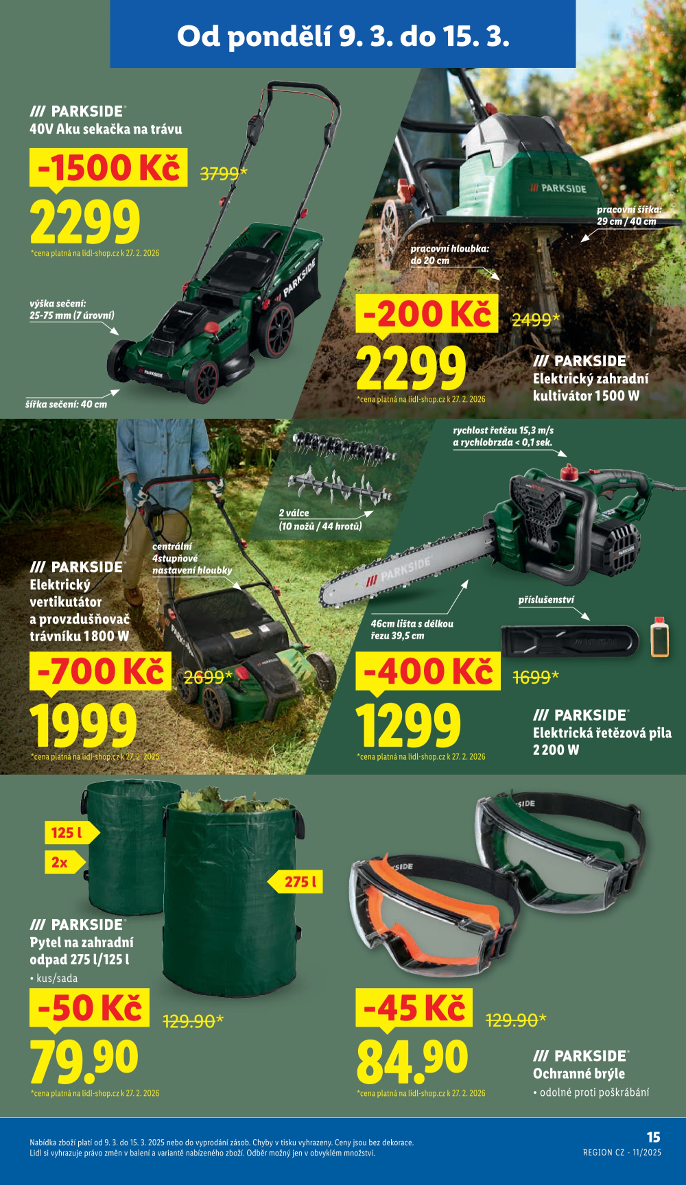 Leták Lidl leták - Zahradní magazín - strana 15