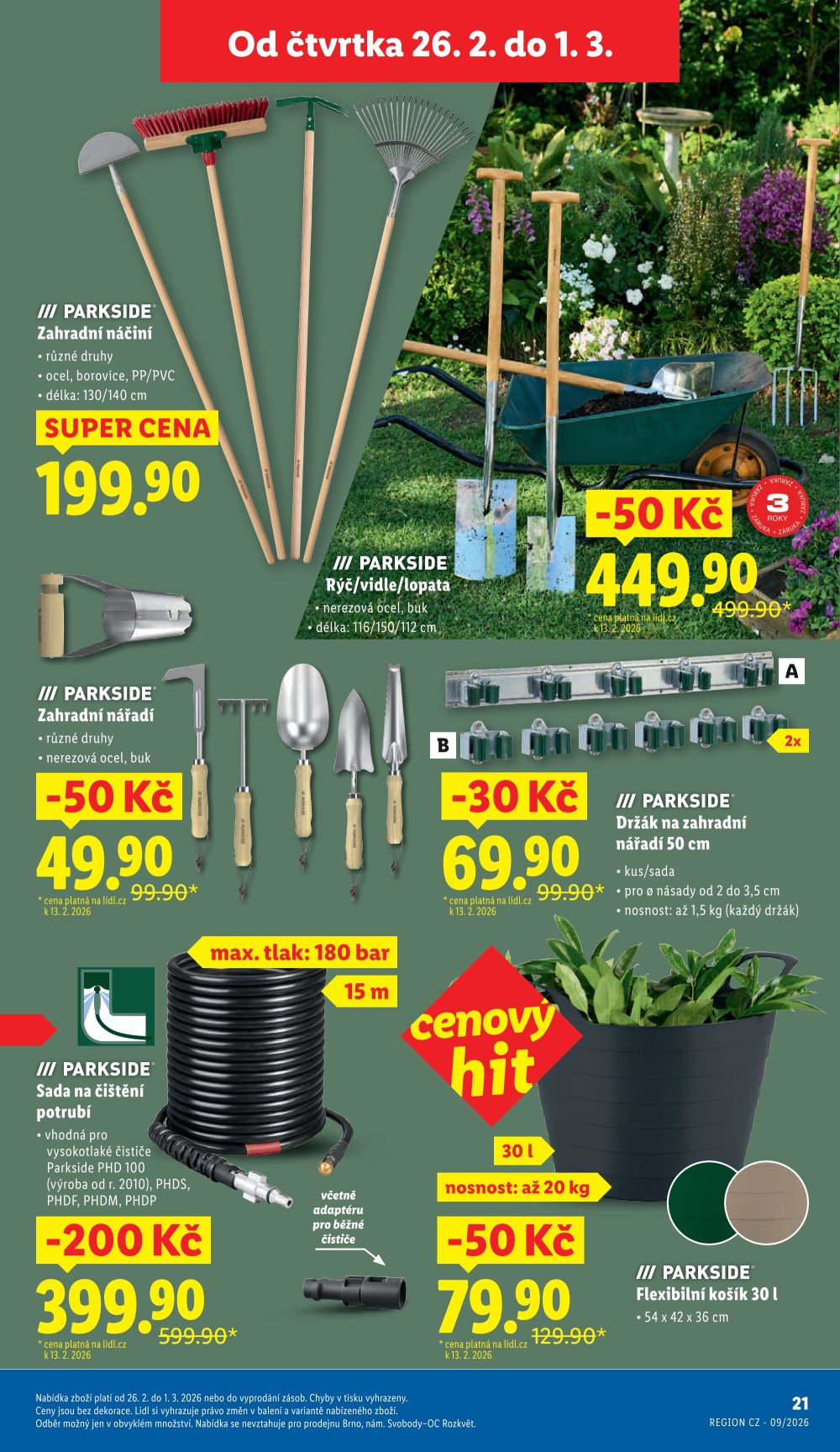 Leták Lidl leták - Zahradní magazín - strana 9