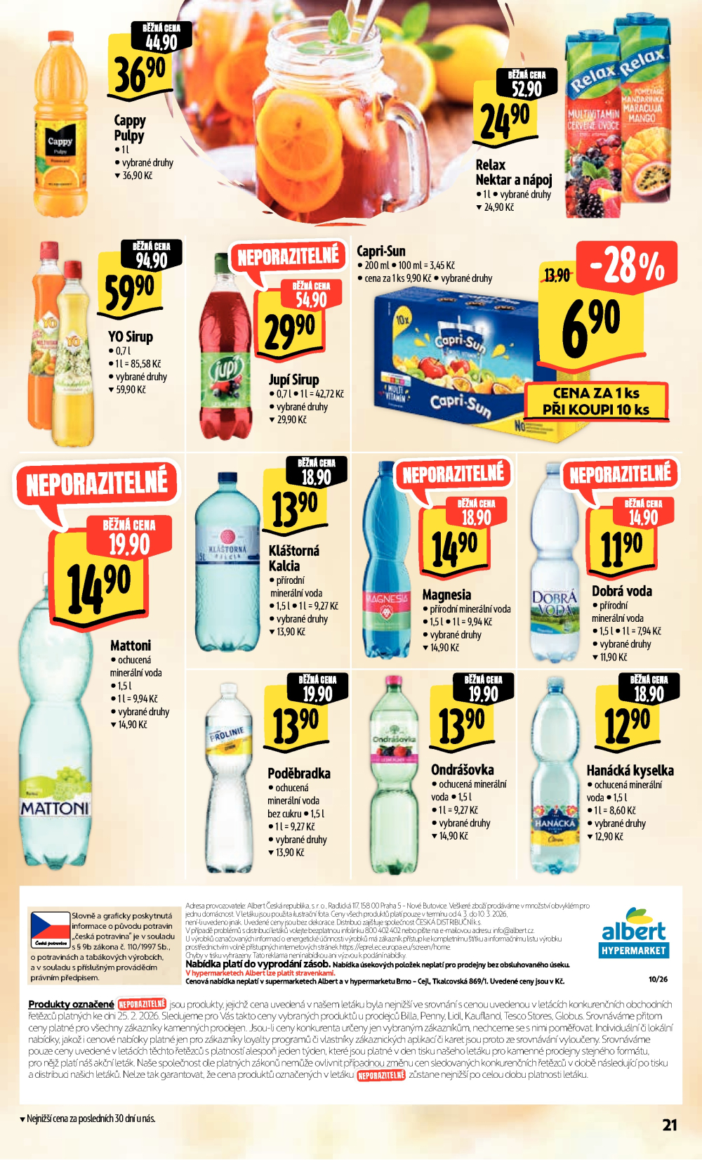 Leták Albert Hypermarket leták - strana 29