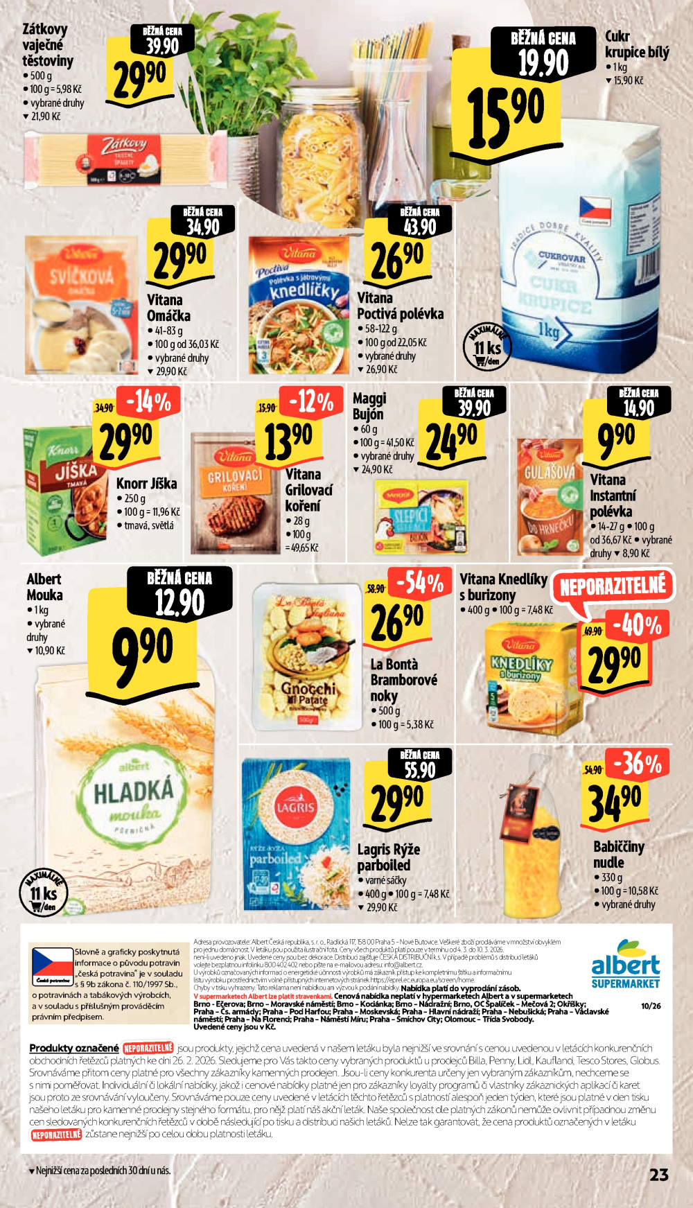 Leták Albert Supermarket leták - strana 33