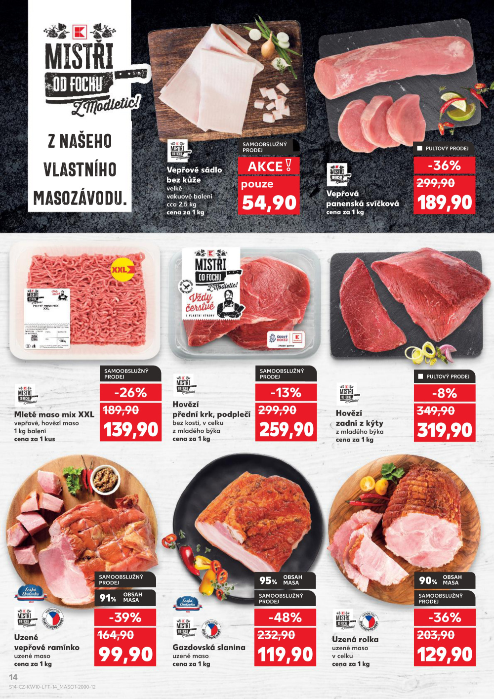 Leták Kaufland leták Zlín - Čepkov - strana 14