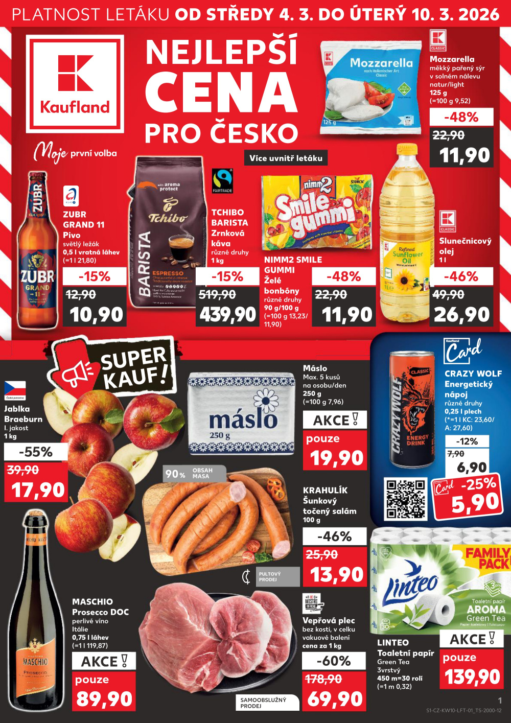 Leták Kaufland leták Zlín - Čepkov - strana 1