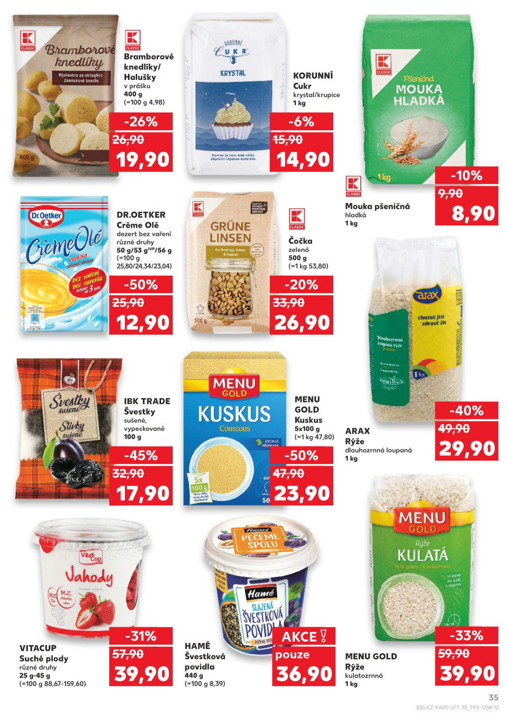 Leták Kaufland leták Zlín - Čepkov - strana 35