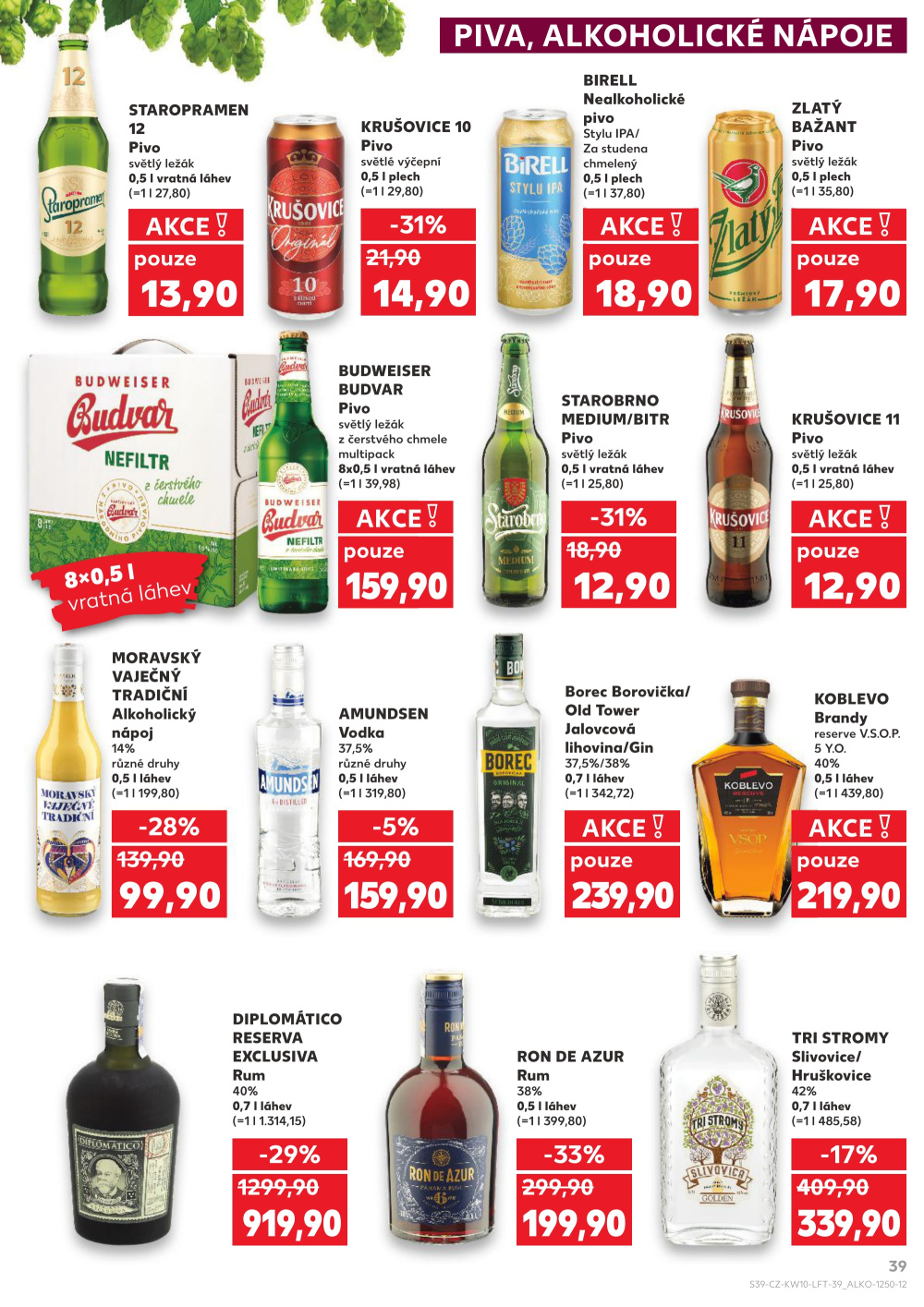 Leták Kaufland leták Zlín - Čepkov - strana 39