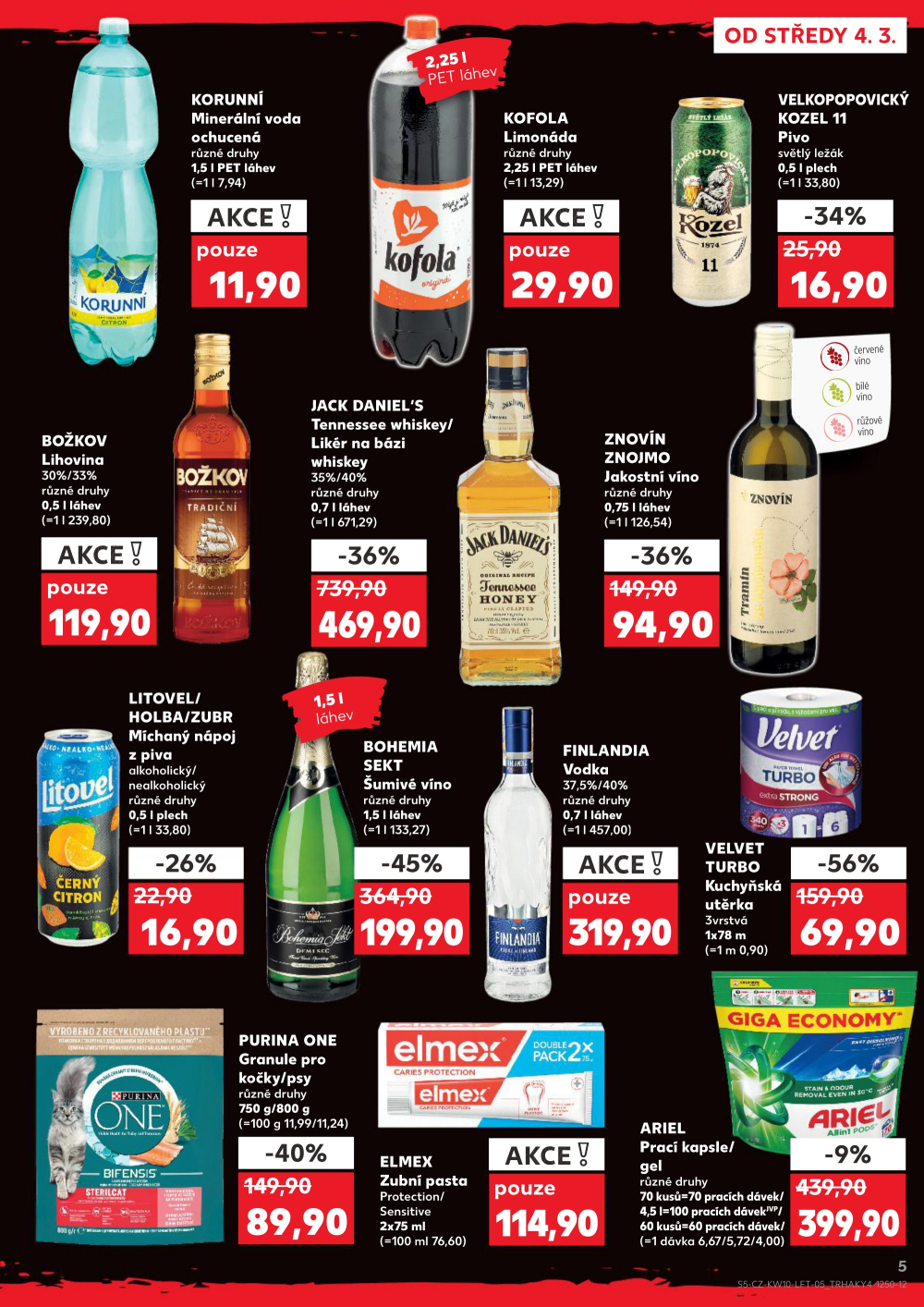 Leták Kaufland leták Přerov - Želatovská - strana 5