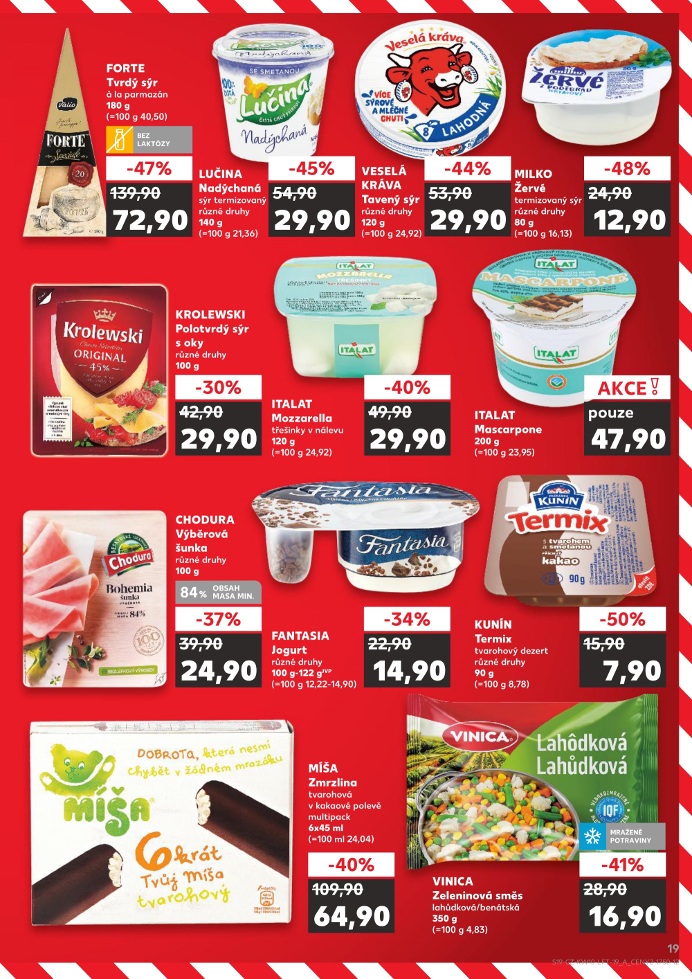 Leták Kaufland leták Teplice, Bohosudovská - strana 19