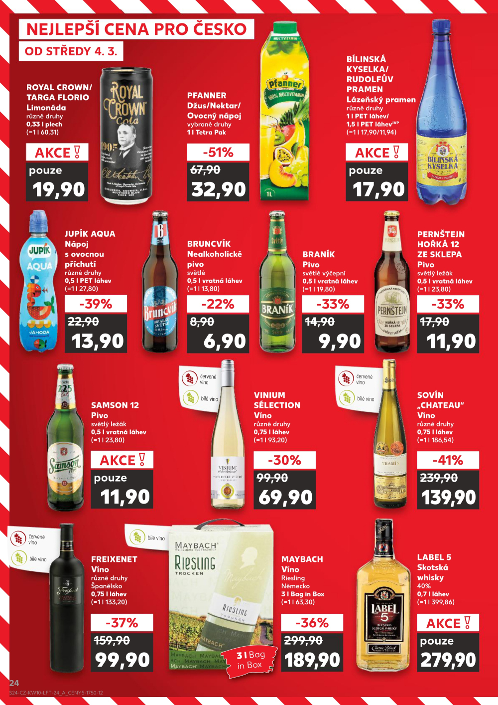 Leták Kaufland leták Teplice, Bohosudovská - strana 24