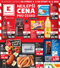 Akční leták Kaufland  Praha 6 - Podbaba