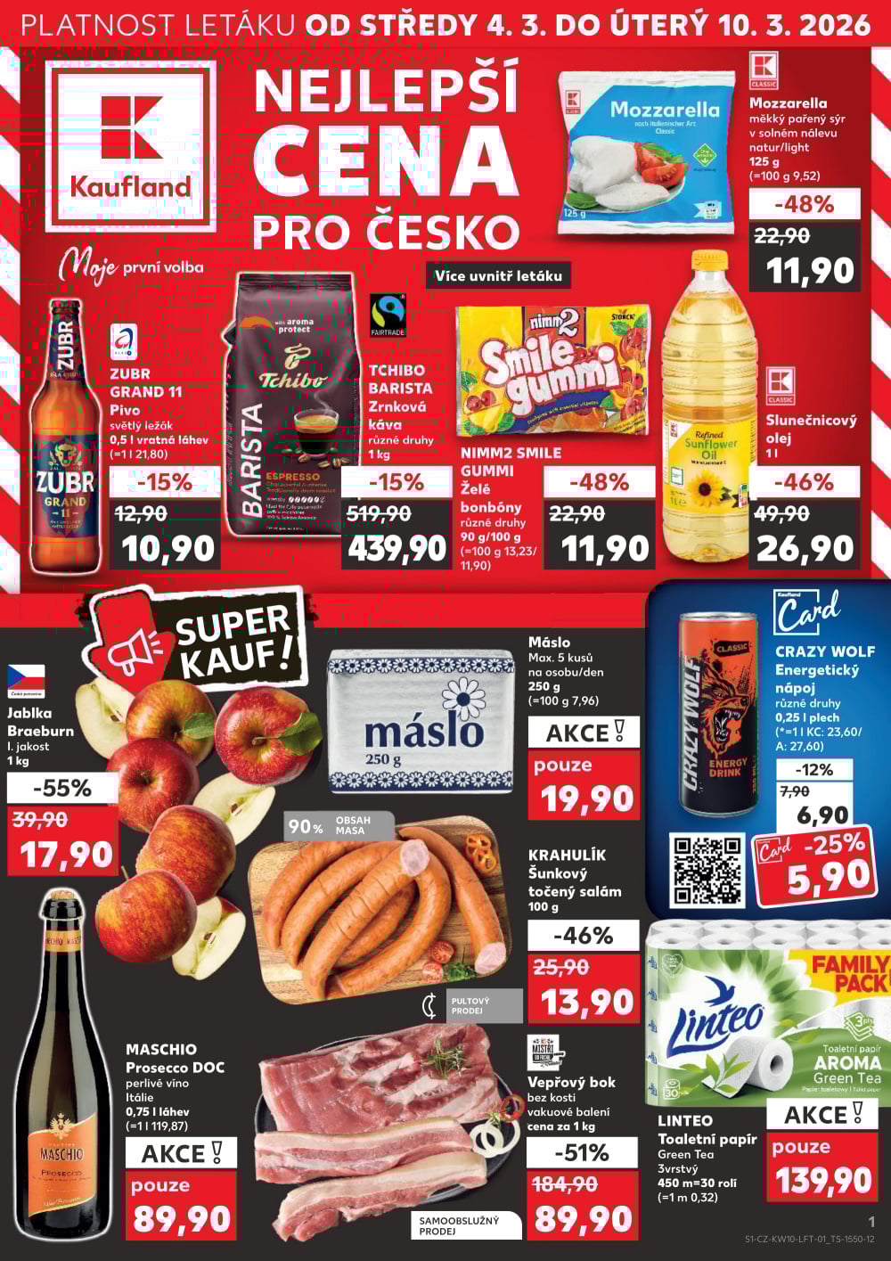 Leták Kaufland leták Domažlice - strana 1