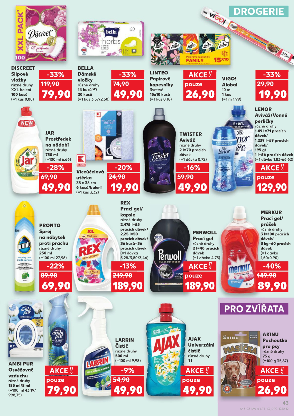 Leták Kaufland leták Slaný - strana 43