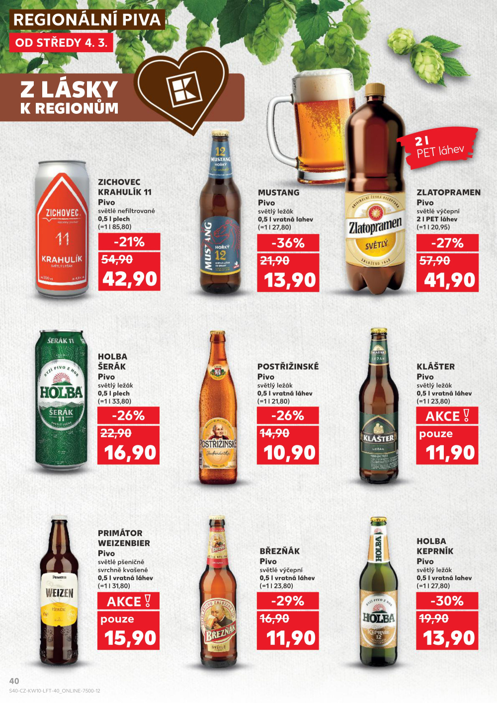 Leták Kaufland leták Humpolec - strana 40