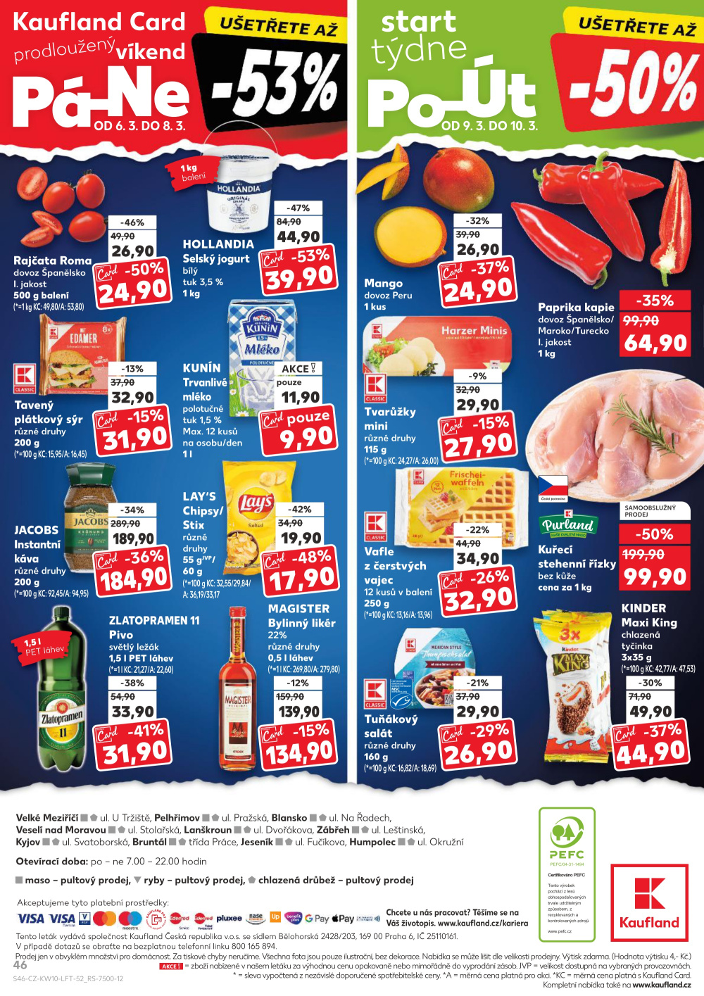 Leták Kaufland leták Humpolec - strana 46