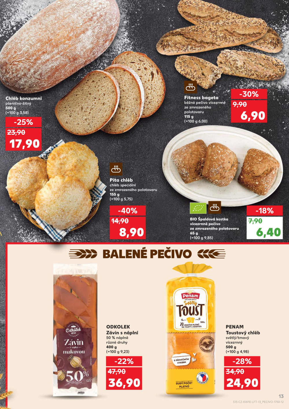 Leták Kaufland Turnov, Sobotecká - strana 13