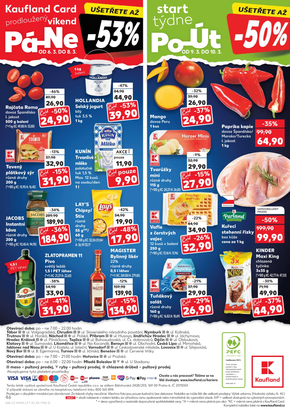 Leták Kaufland Turnov, Sobotecká - strana 46