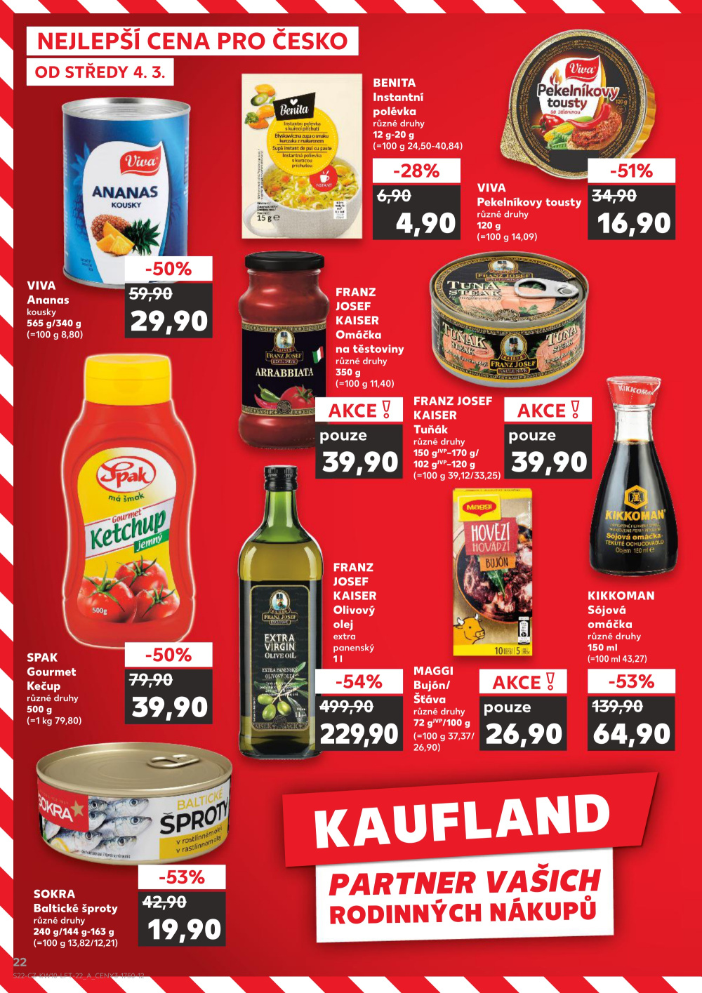 Leták Kaufland leták Příbram - strana 22