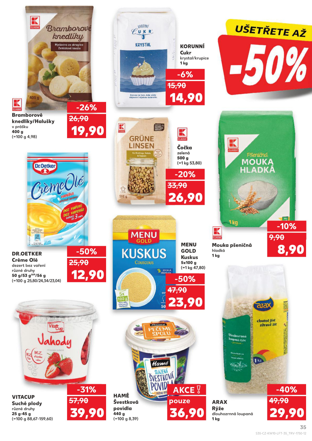 Leták Kaufland leták Příbram - strana 35