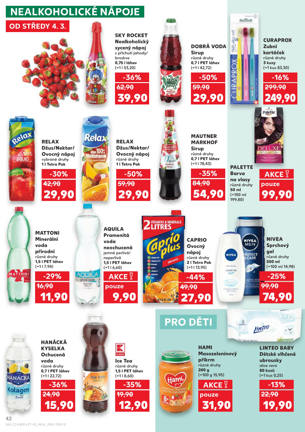 Leták Kaufland leták Jeseník - strana 42