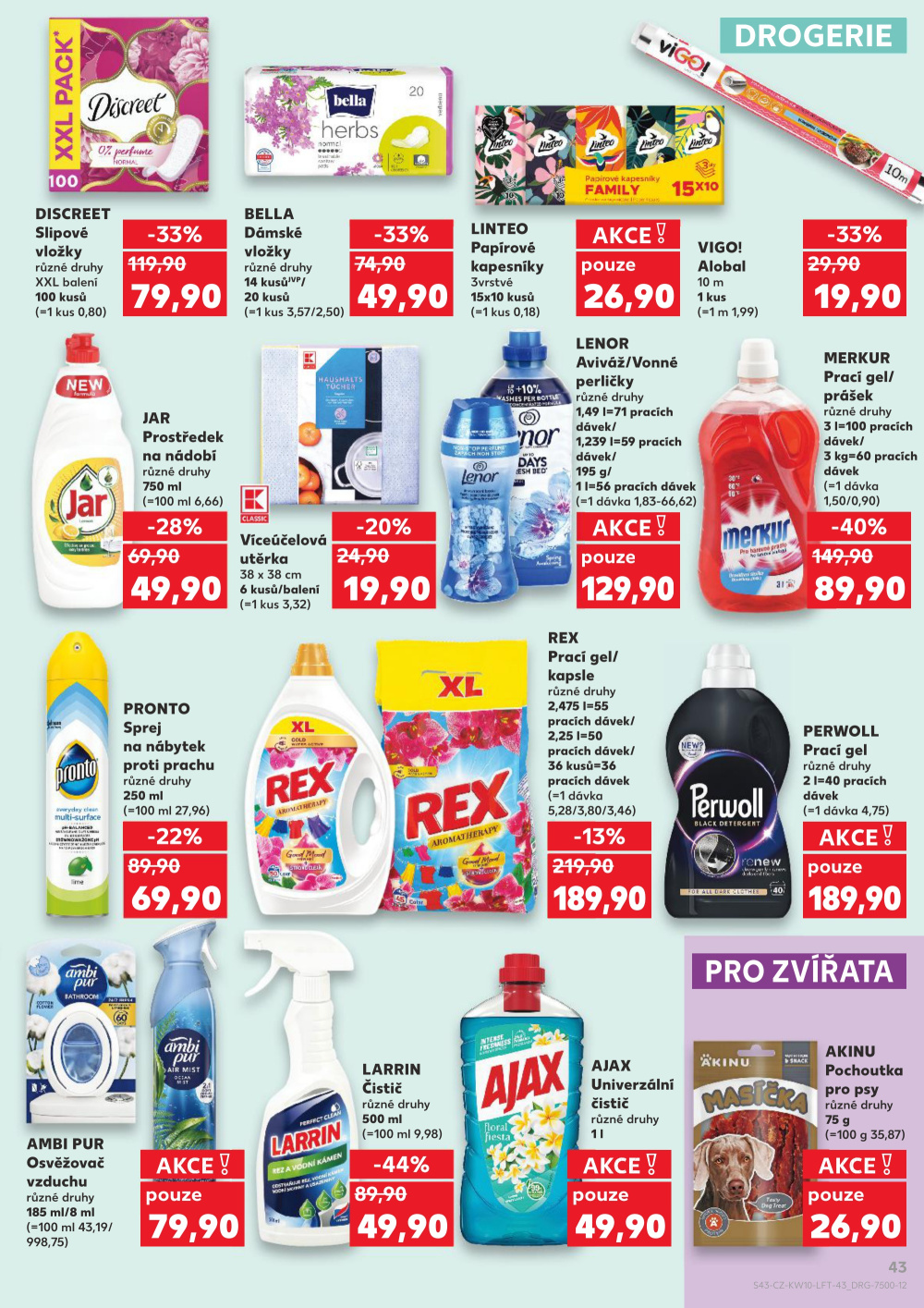 Leták Kaufland leták Jeseník - strana 43