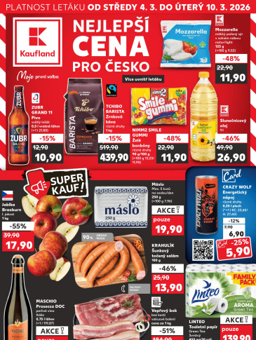 Kaufland leták Praha 8 - Libeň