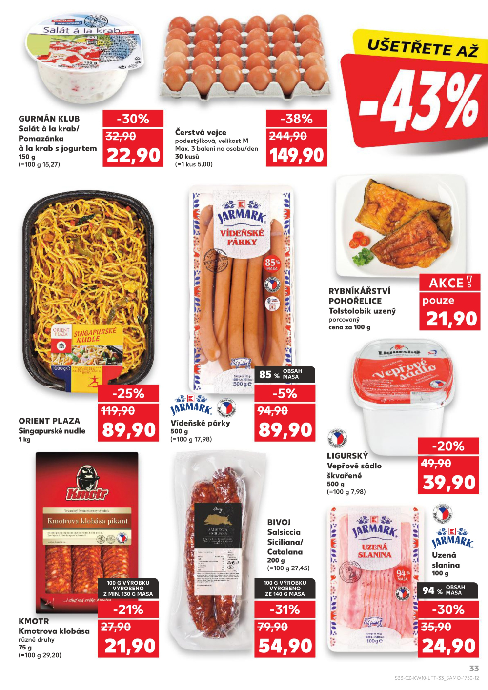 Leták Kaufland leták Velké Meziříčí - strana 33