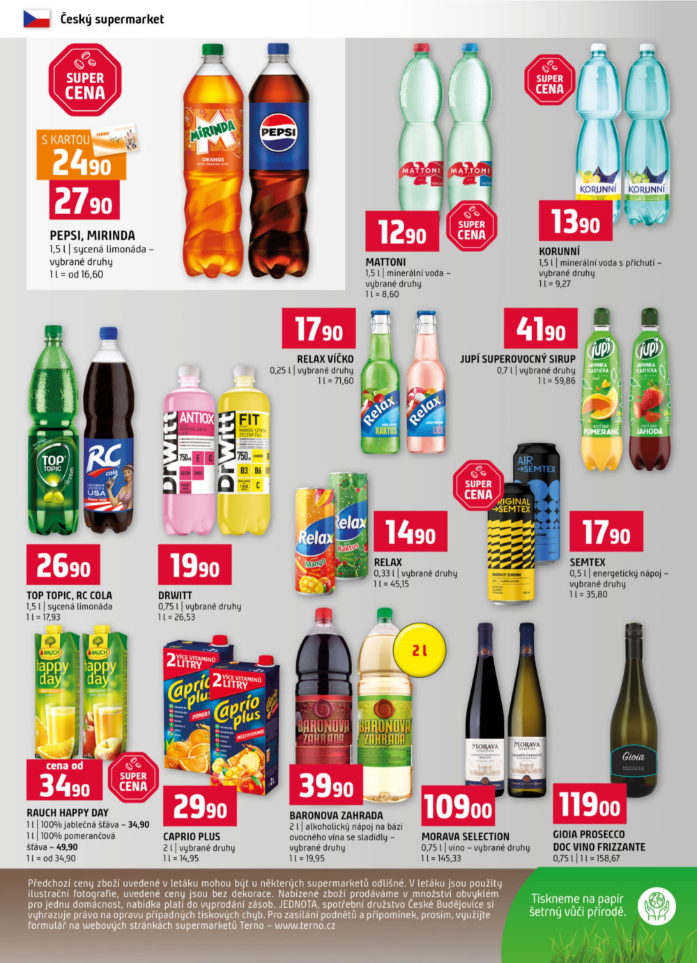 Leták Terno leták - České Budějovice, Hradec Králové, Olomouc, Týn nad Vltavou, Třeboň, Bechyně, Trhové Sviny, Borovany - strana 12