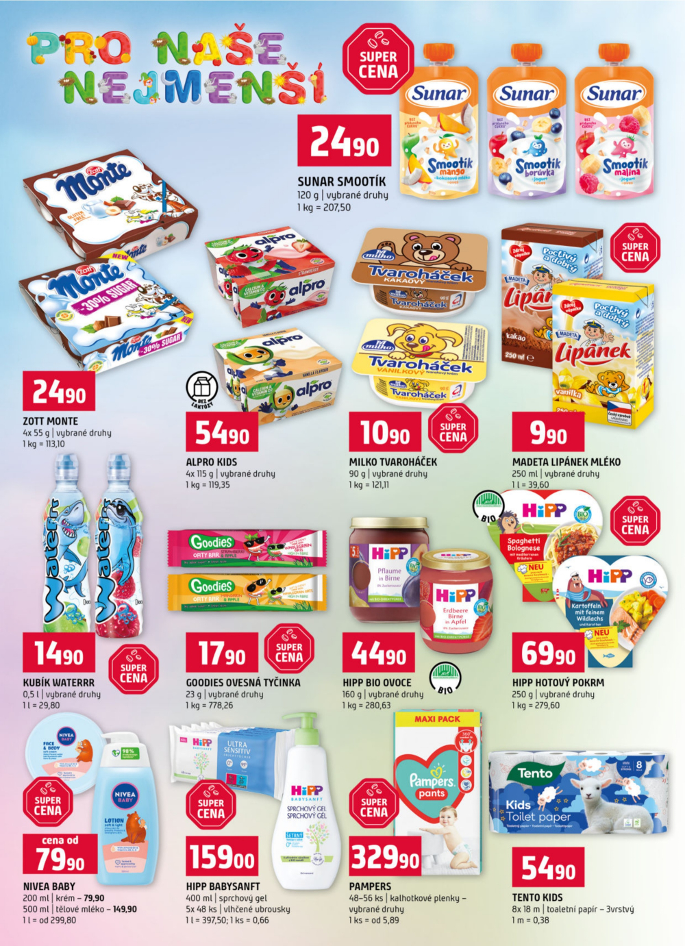 Leták Terno leták - Zlín, Český Krumlov, Prachatice, Strakonice, Blatná, Tábor - strana 18