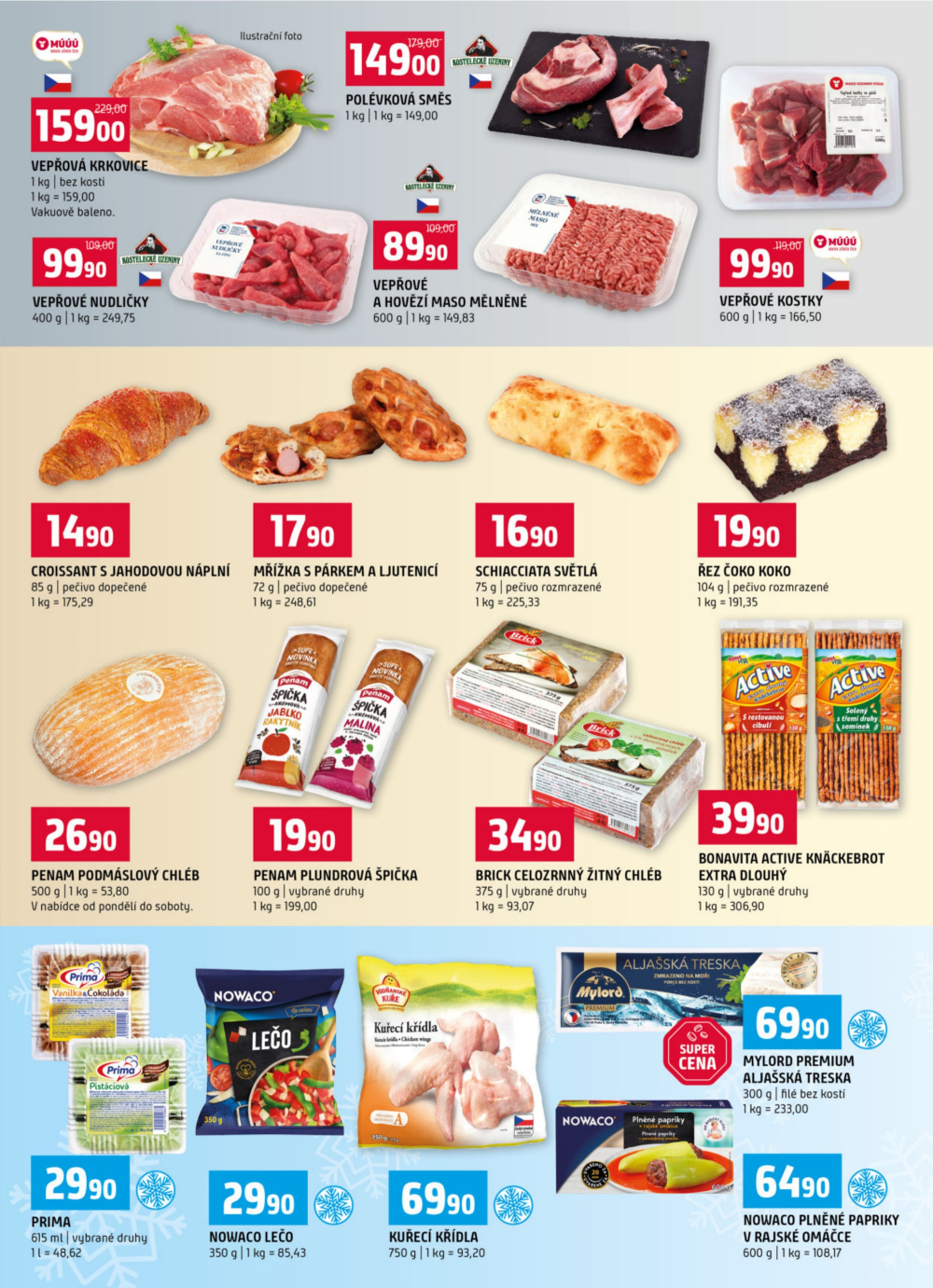 Leták Terno leták - Zlín, Český Krumlov, Prachatice, Strakonice, Blatná, Tábor - strana 3