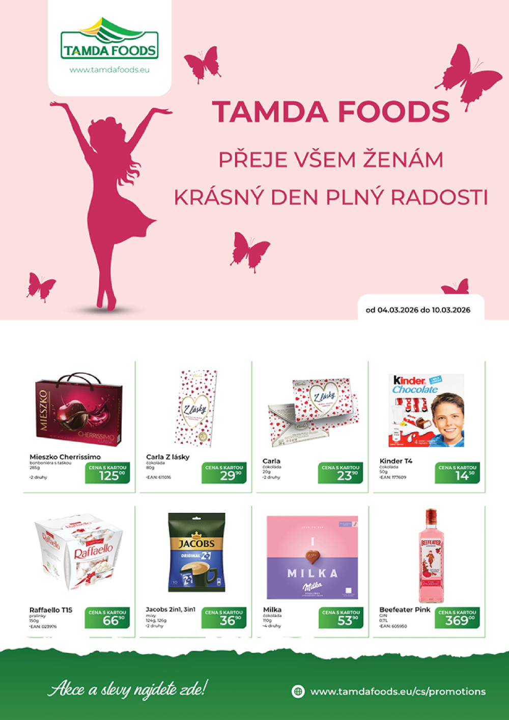 Leták TAMDA FOODS leták - strana 1
