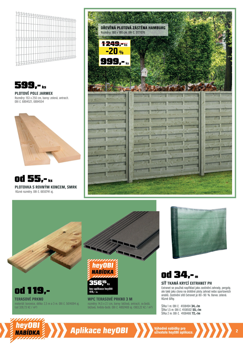 Leták OBI leták - strana 3
