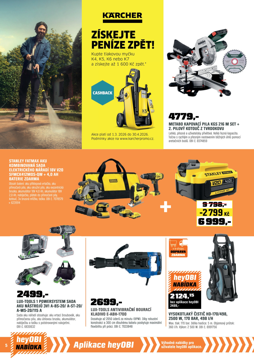 Leták OBI leták - strana 6