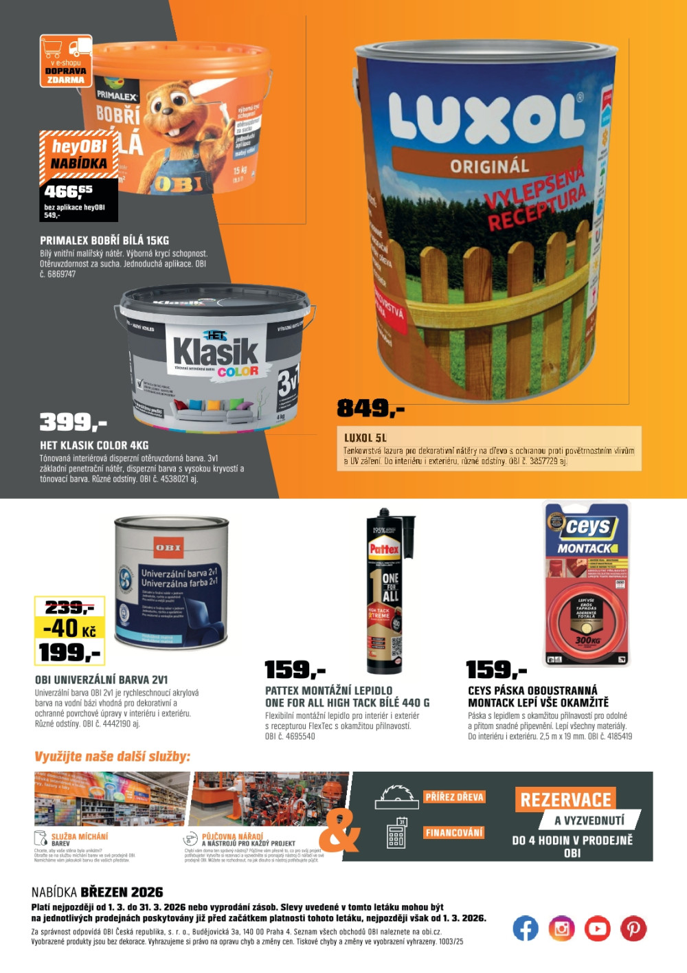 Leták OBI leták - strana 18