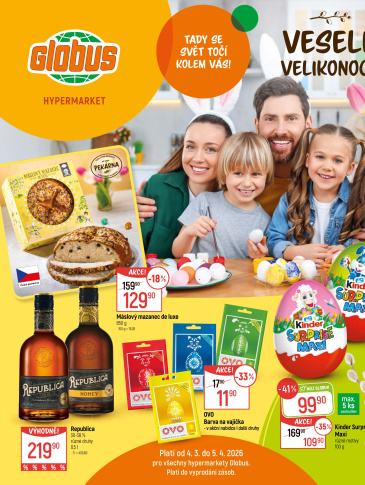 Globus leták - Veselé Velikonoce