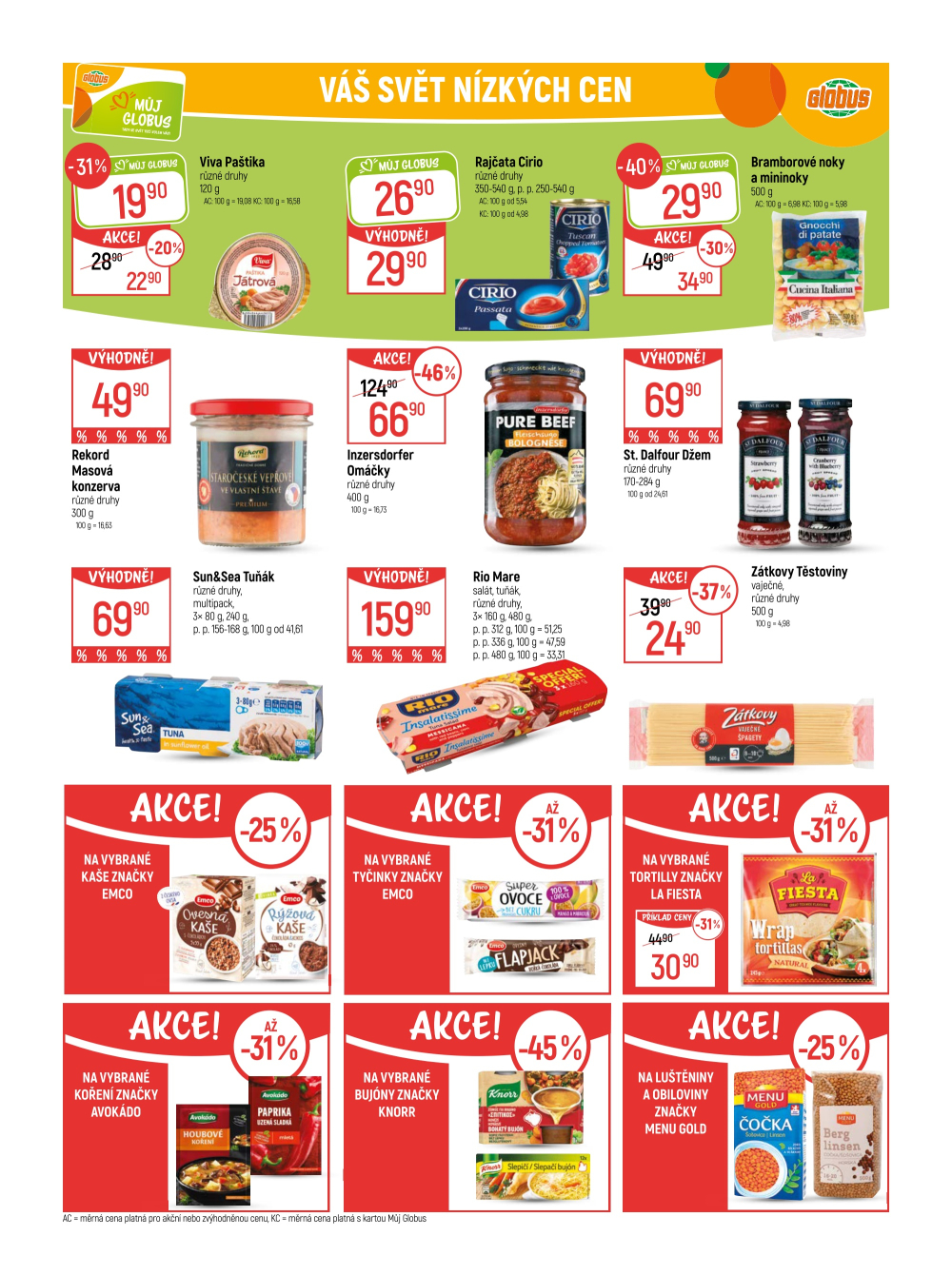 Leták Globus leták Praha - Černý Most - strana 19