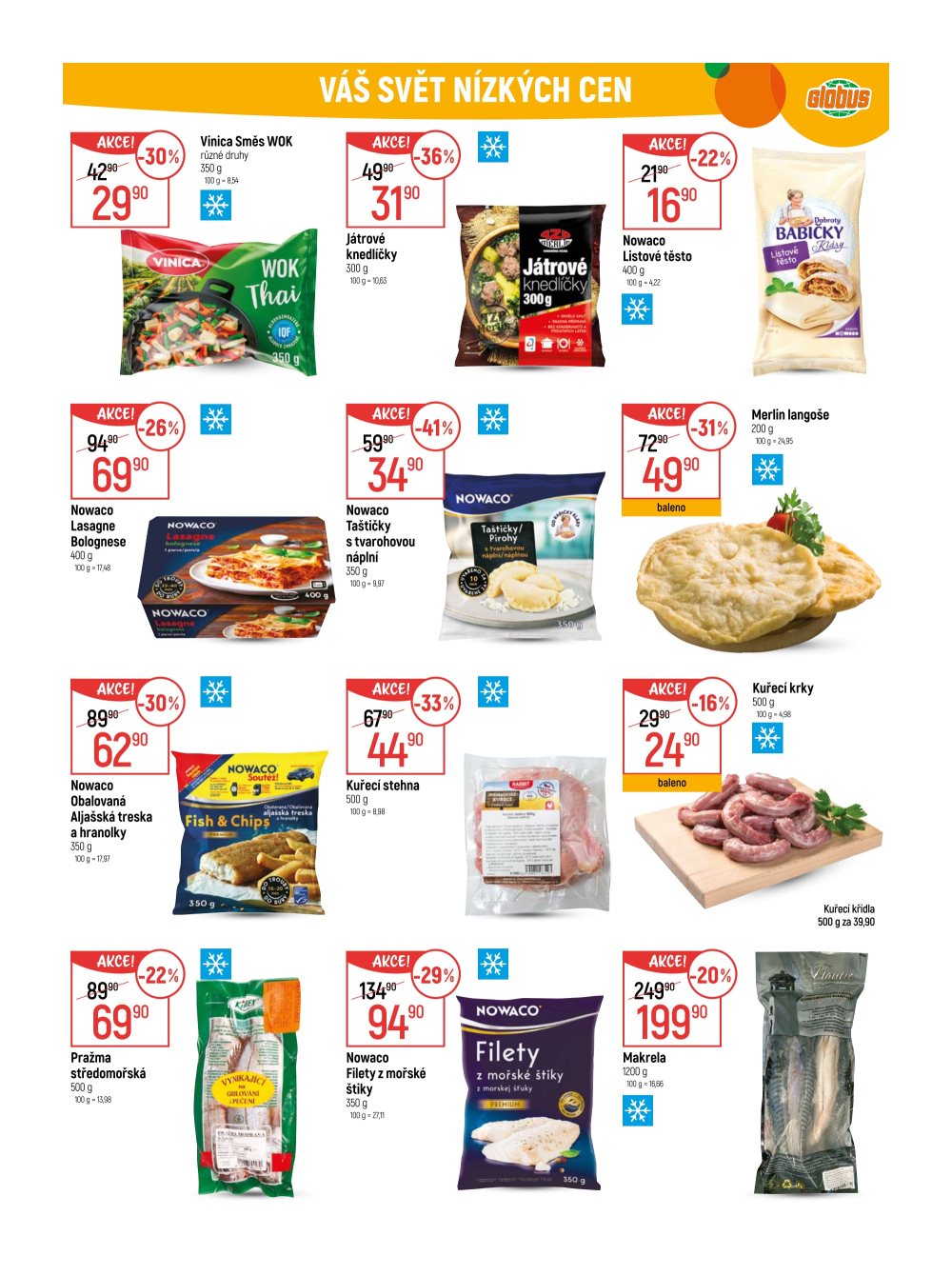 Leták Globus leták Praha - Zličín - strana 18