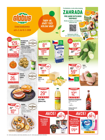 Globus leták České Budějovice