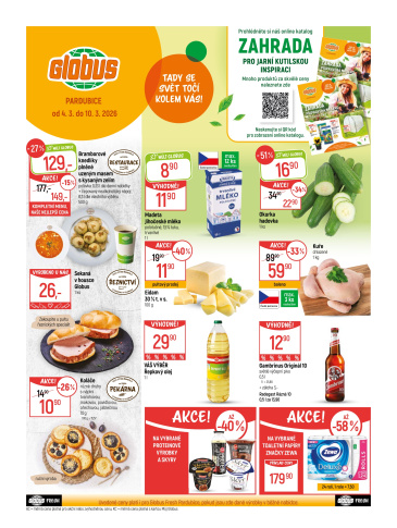 Globus leták Pardubice