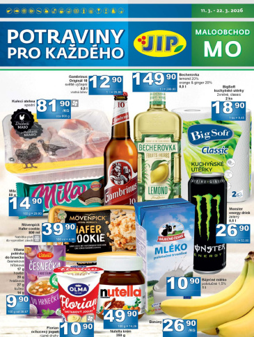 JIP leták maloobchod